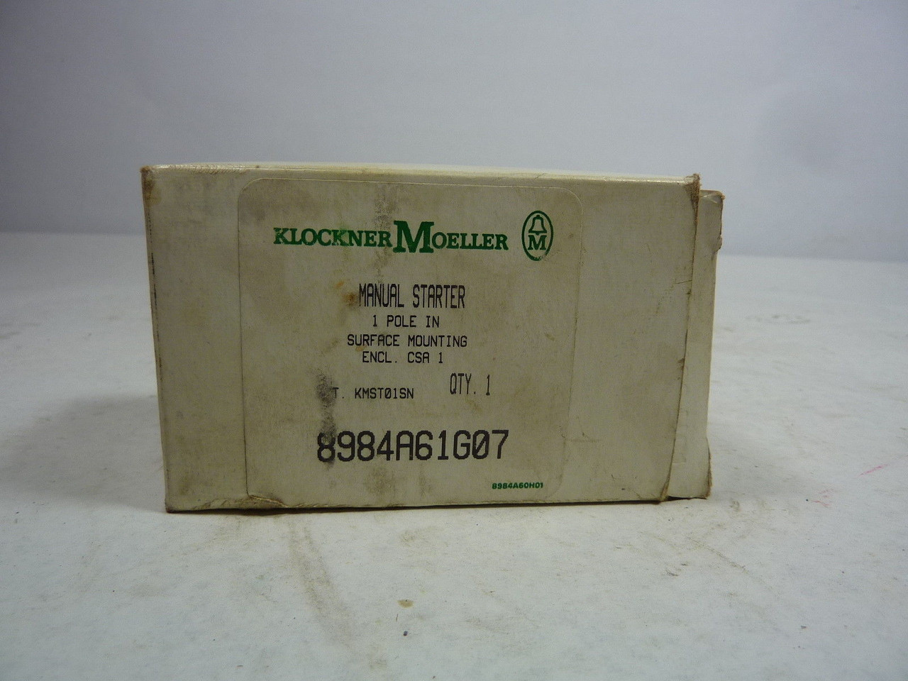 Moeller 8984A61G07 Manual Starter 120/240VAC ! NEW !