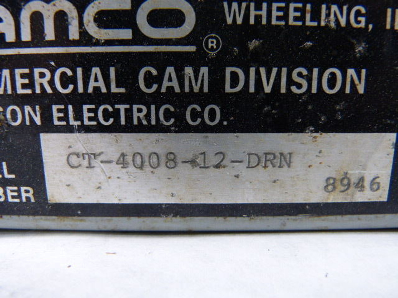 Camco CT-4008-12-DRN Rotary Switch 12-30VDC USED