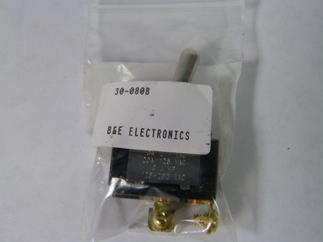 Jameco 30-080B Toggle Switch 20A 125V ! NEW !