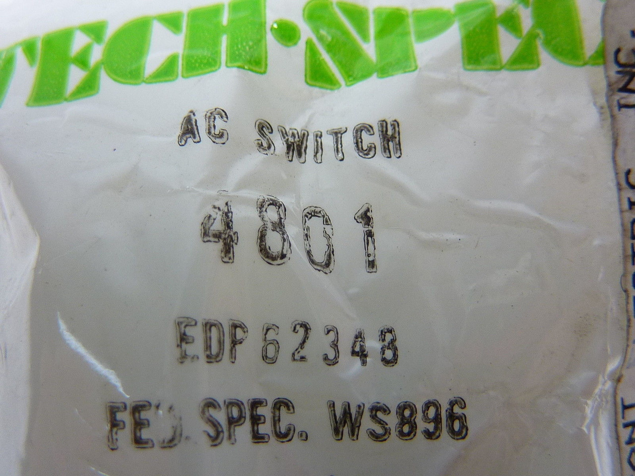 Bryant 4801 Commercial Tech-Spec Single Switch 120/277V 15A ! NEW !