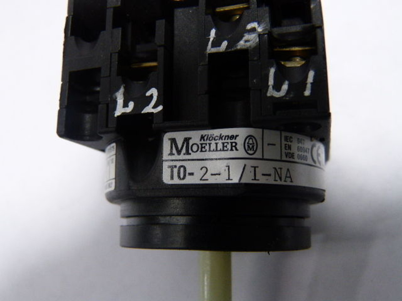Klockner Moeller T0-2-1/I-NA On/Off Switch 600VAC USED
