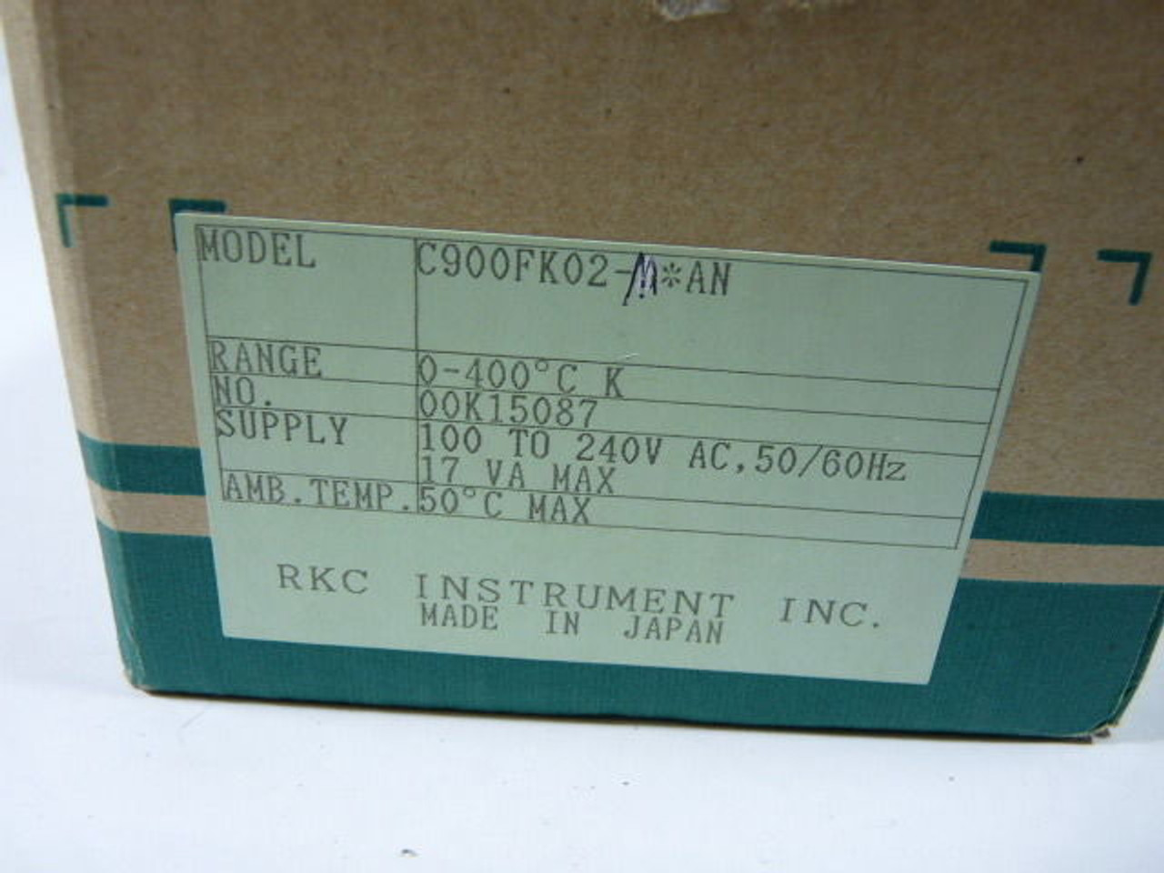 RKC C900FK02-M*AN Temperature Controller 100-240V ! NEW !