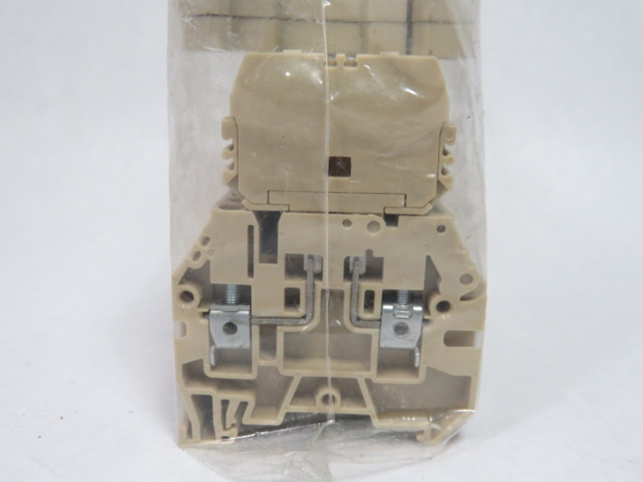 IMO ERF3 Screw Clamp Terminal Block Lot of 18 BEIGE USED