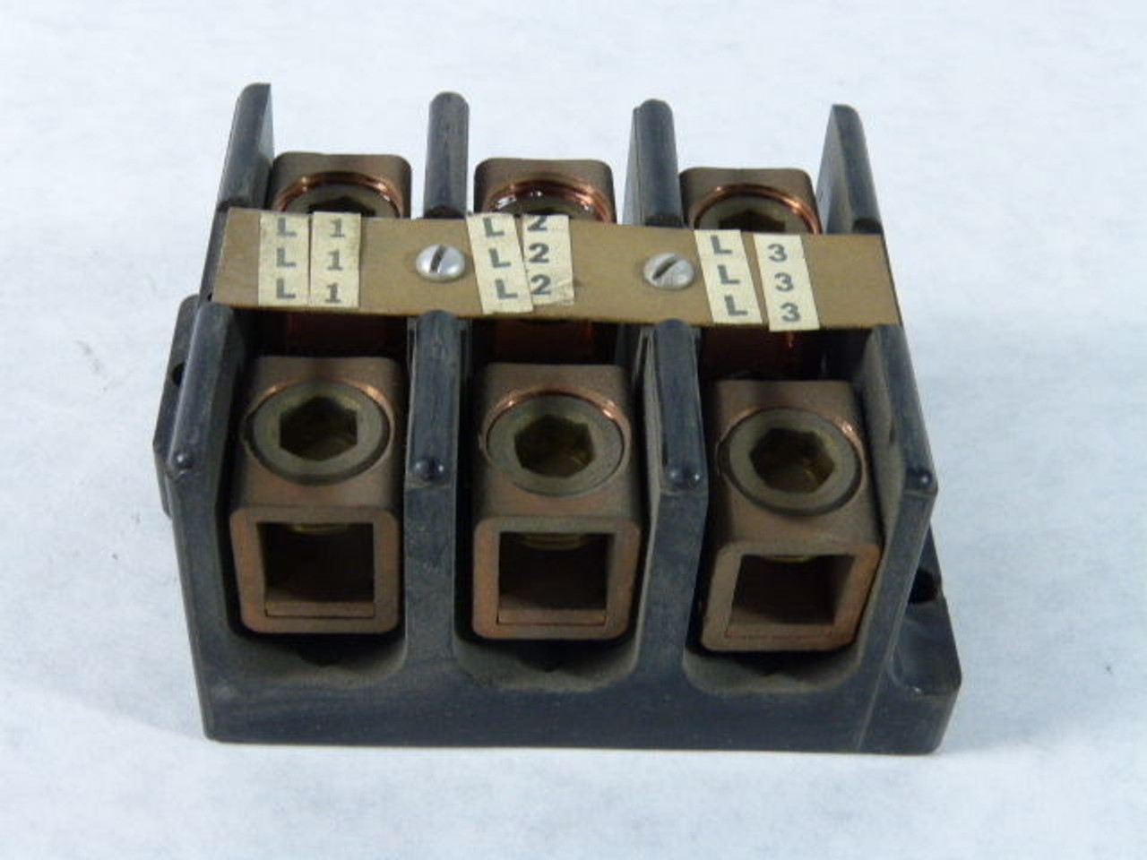 Square D 1828-C2 Connecting Terminal Block 3 Circuit USED