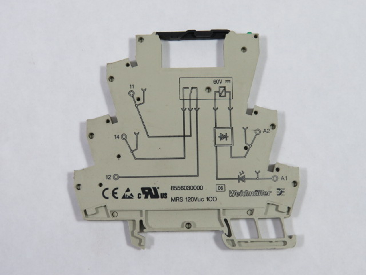 Weidmuller 8556030000 MRS 120V 1CO Without Relay USED