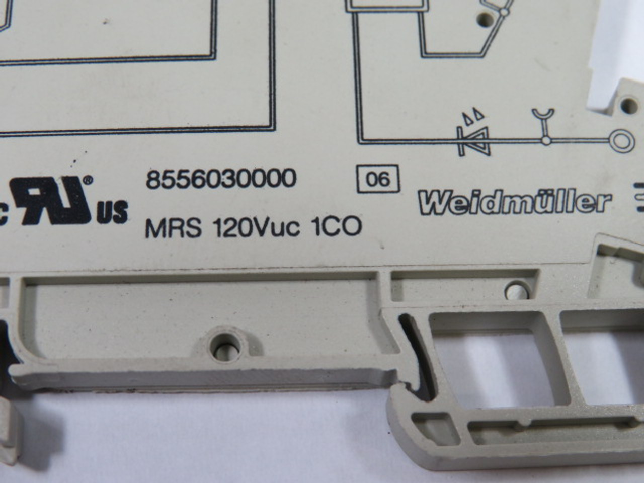 Weidmuller 8556030000 MRS 120V 1CO Without Relay USED