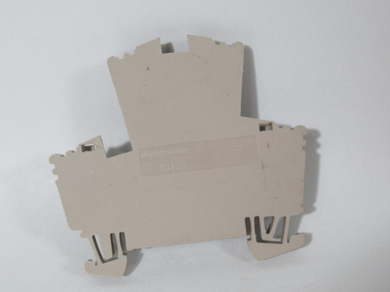 Weidmuller WDK-2.5ZQV Terminal Block Lot of 20 BEIGE USED