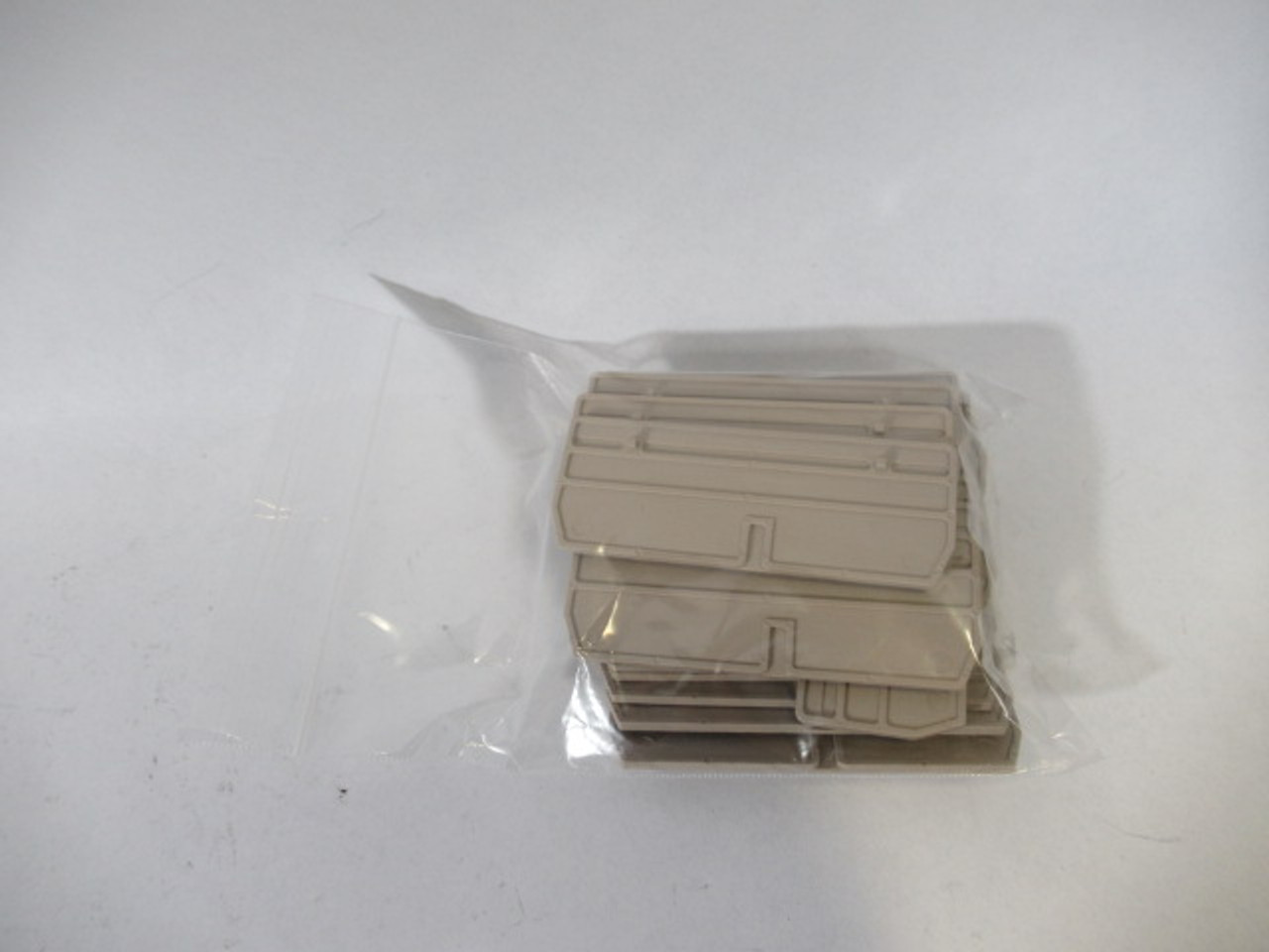 Weidmuller ZAP/TW3 Terminal Block End Plate Lot of 20 BEIGE USED