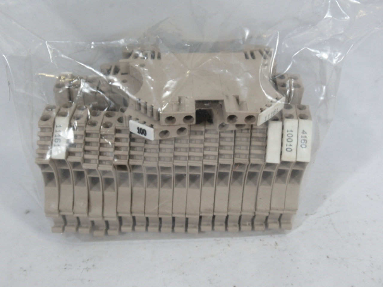 Weidmuller WDU-1.5/ZZ Terminal Block Lot of 20 BEIGE USED