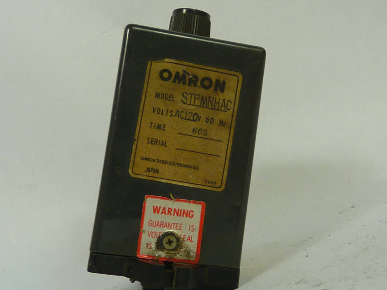 Omron Timer Submini 60sec. 120VAC 60Hz STPMNHAC USED