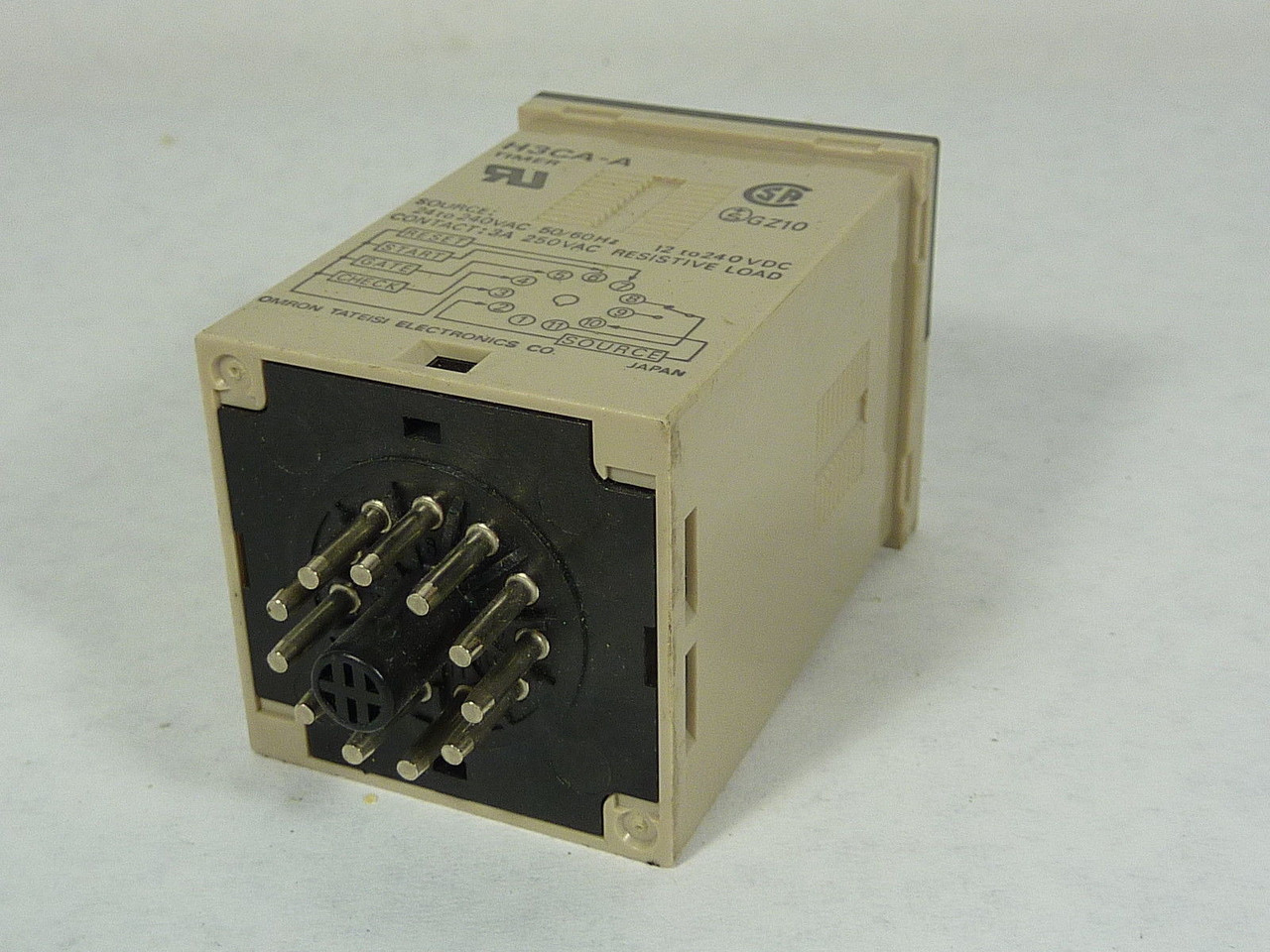 Omron H3CA-A Solid State Timer 12-240VDC 3A USED