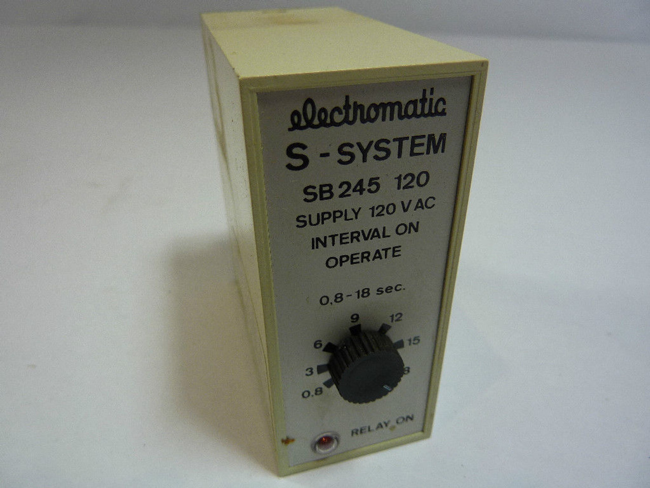 Electromatic SB245-120 Interval Timer 2W 120V USED