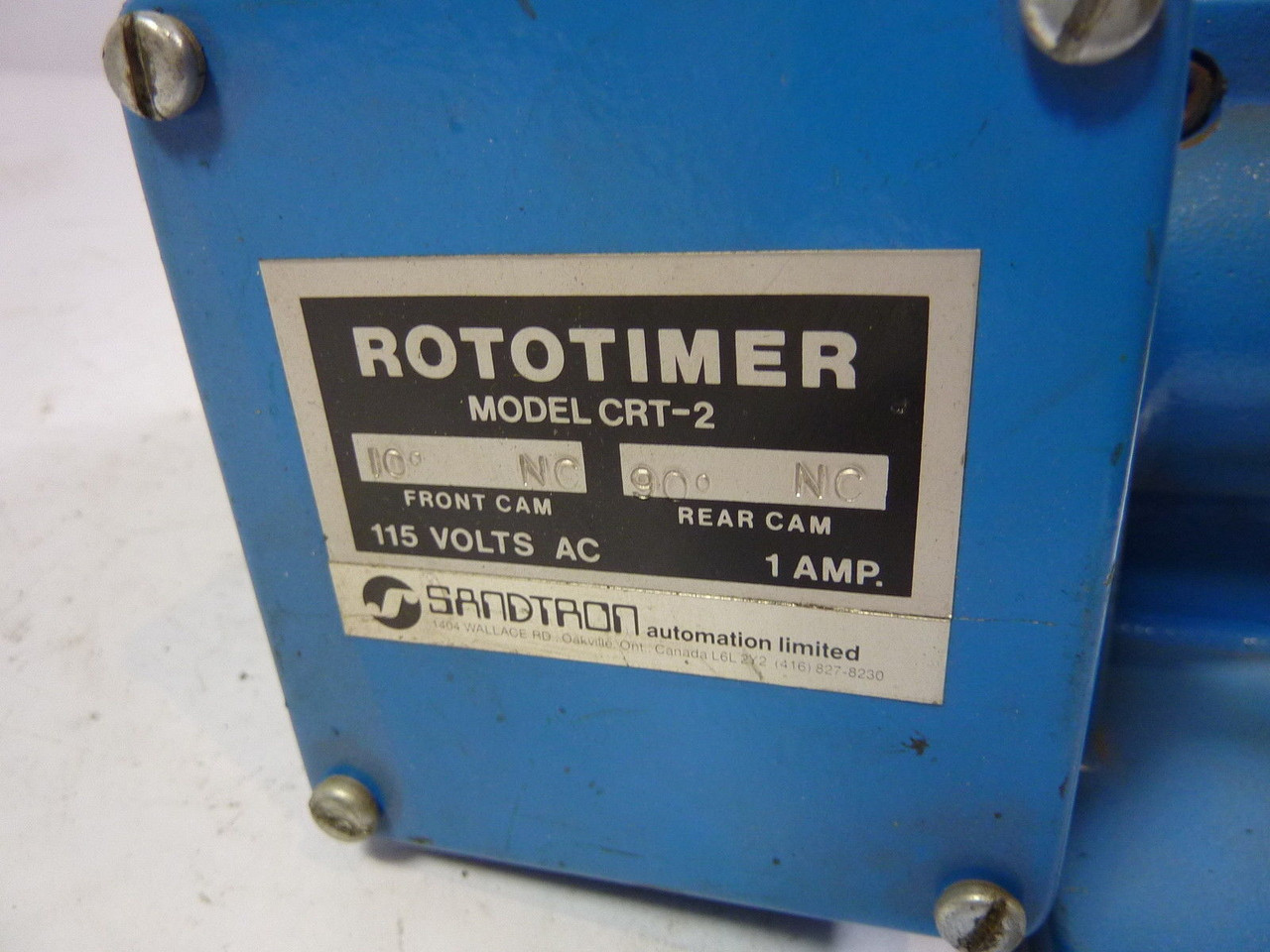 Sandtron CRT-2 Rototimer 1 Amp 115V USED