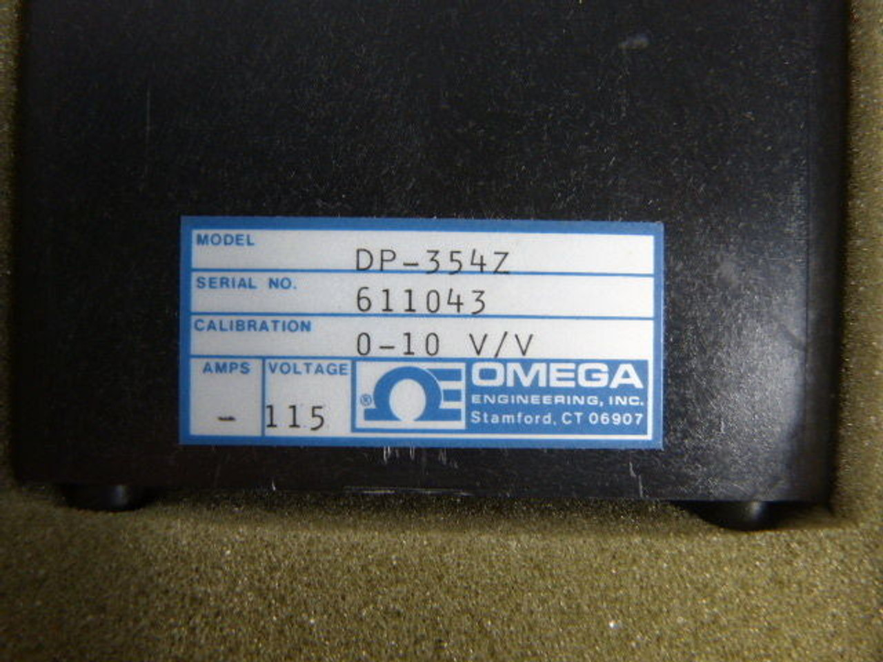 Omega DP354Z Transducer Indicator 0-10 V/V 115VAC ! NEW !