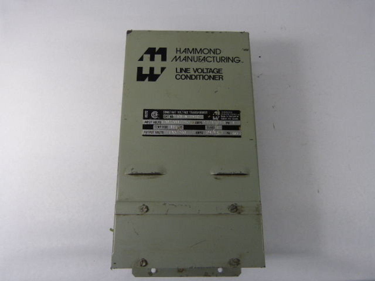 Hammond CVHW250C Line Voltage Conditioner Class F 120/208/240V USED