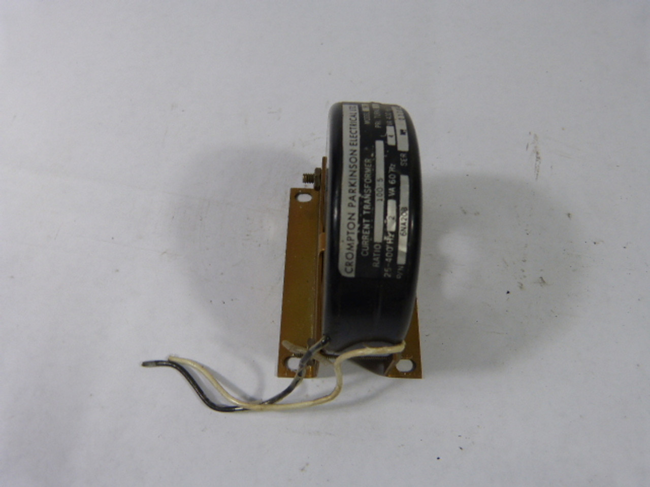 Crompton 6NA20B Current Transformer 25-400 HZ 2 VA 60 HZ USED