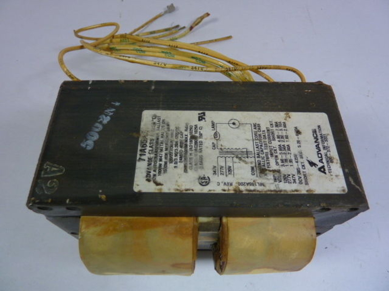 Philips Advance 71A65A2 Control Transformer USED