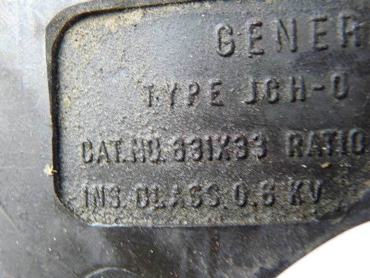 General Electric 631X33 JCH-O Current Transformer Ratio 800:5A USED