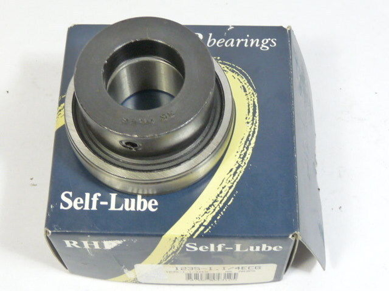 RHP 1235-1-1/4ECG Bearing with collar 1-1/4 Bore Sealed ! NEW !