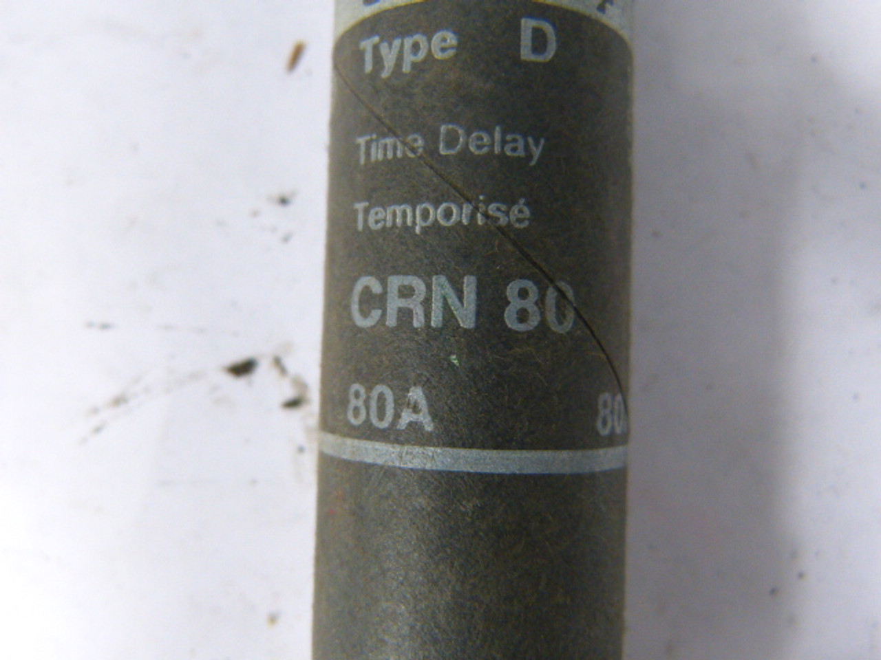 Gould CRN-80 Time Delay Dual Element Fuse 80A 250V USED