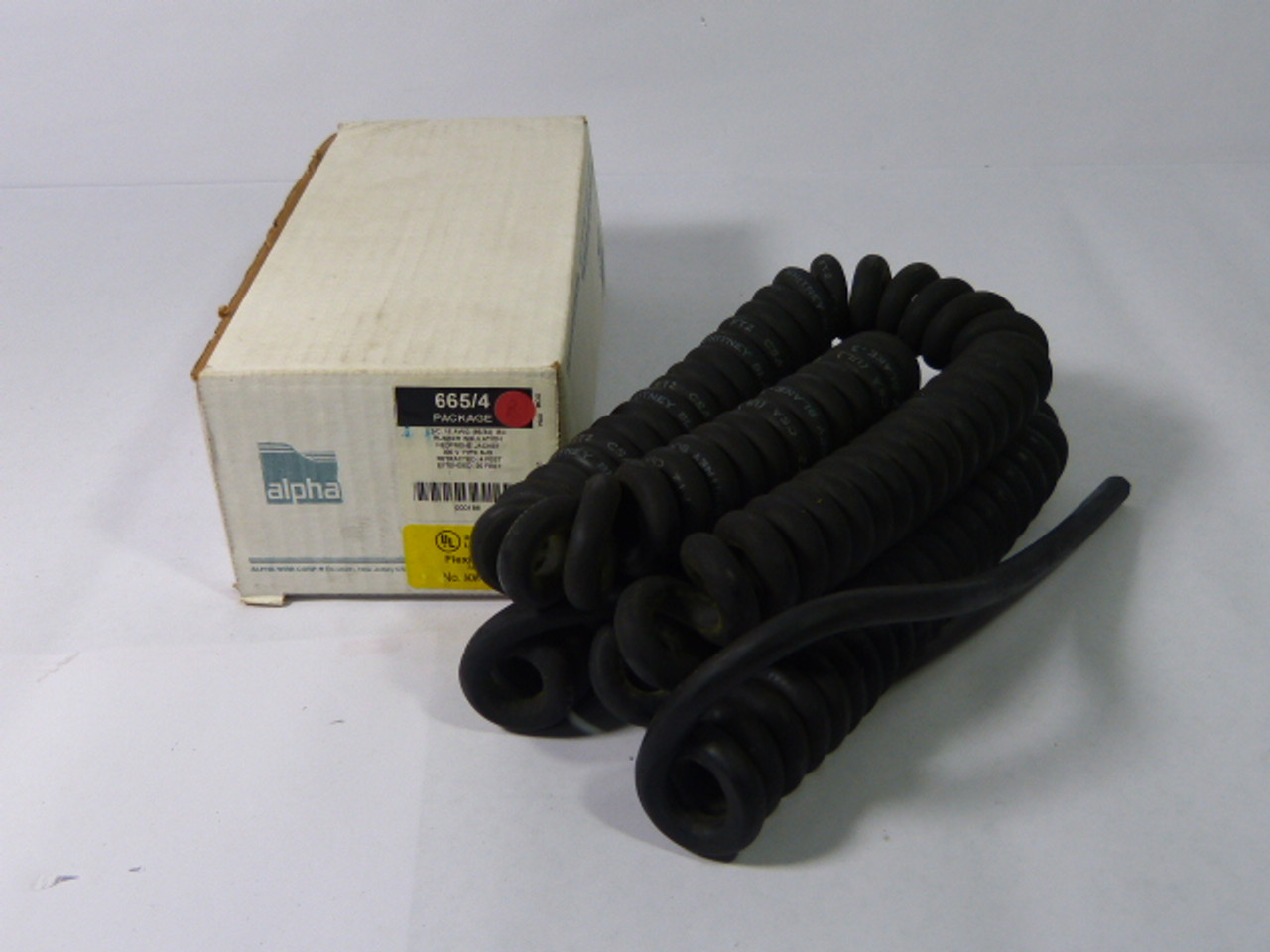 Alpha 655/4 3/C 16AWG Type SJO Flexible Cord 300V NEW