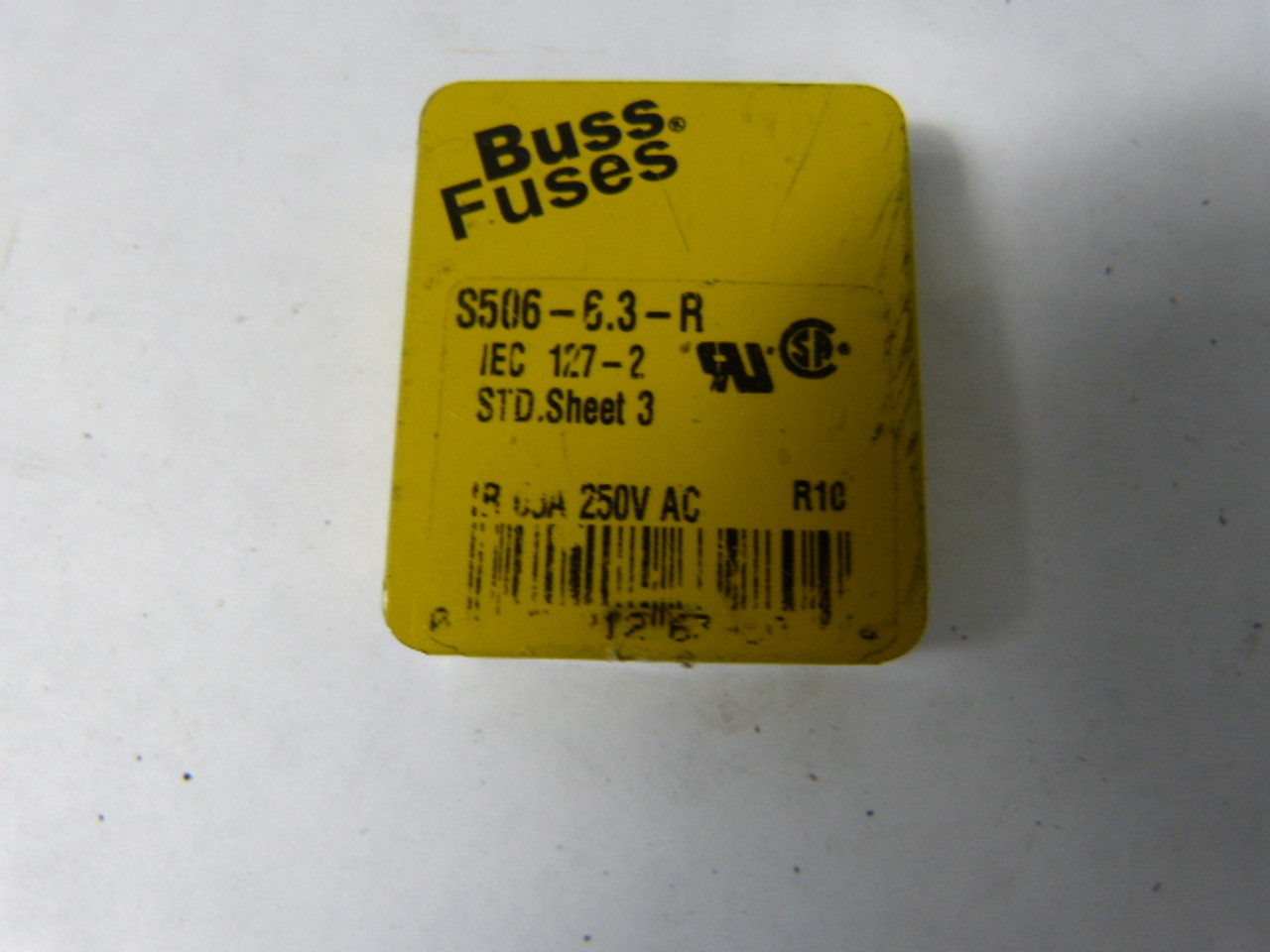 Bussmann S506-6.3R Time Delay Fuse 6.3A 250V 5-Pack ! NEW !