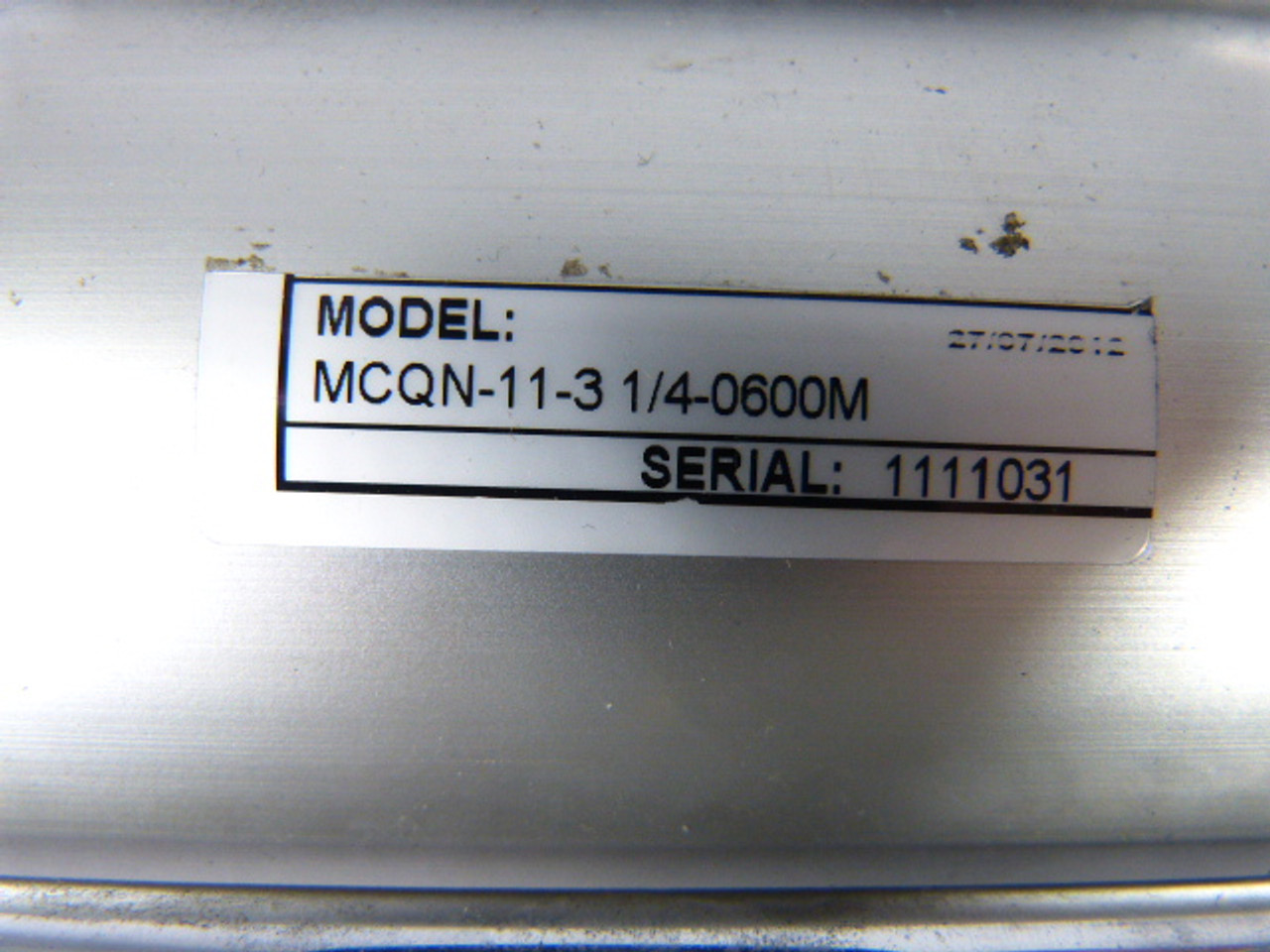 Mindman MCQN-11-3-1/4-0600M Cylinder NFPA Interchangeable ! NEW NO BOX !