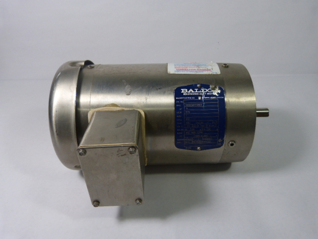 Baldor .5HP 850RPM 575V 56C TEFC 3Ph 1A 60Hz ! NOP !