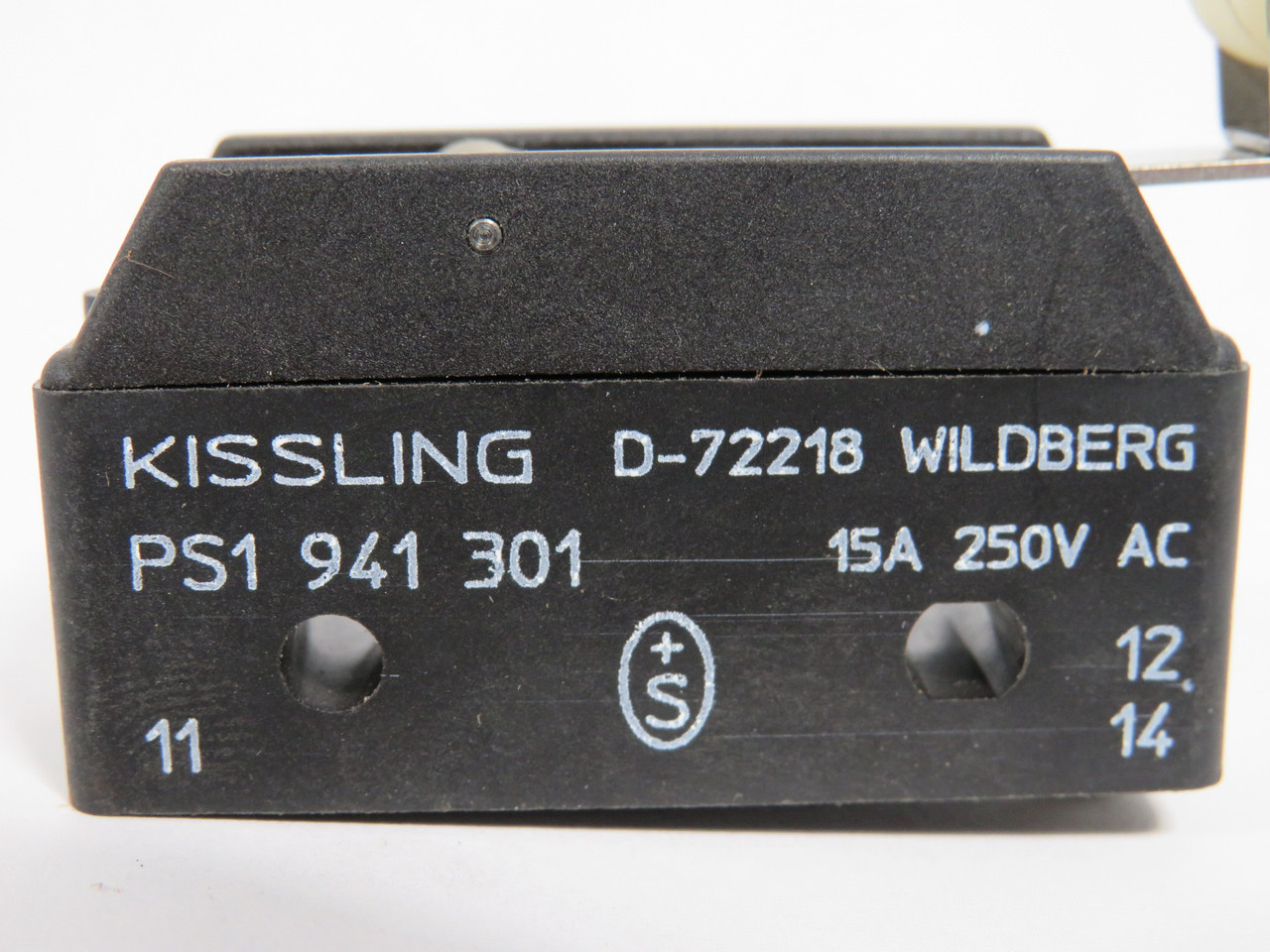 Kissling PS1941301 Roller Lever Limit Switch 15 Amp 250V NOP