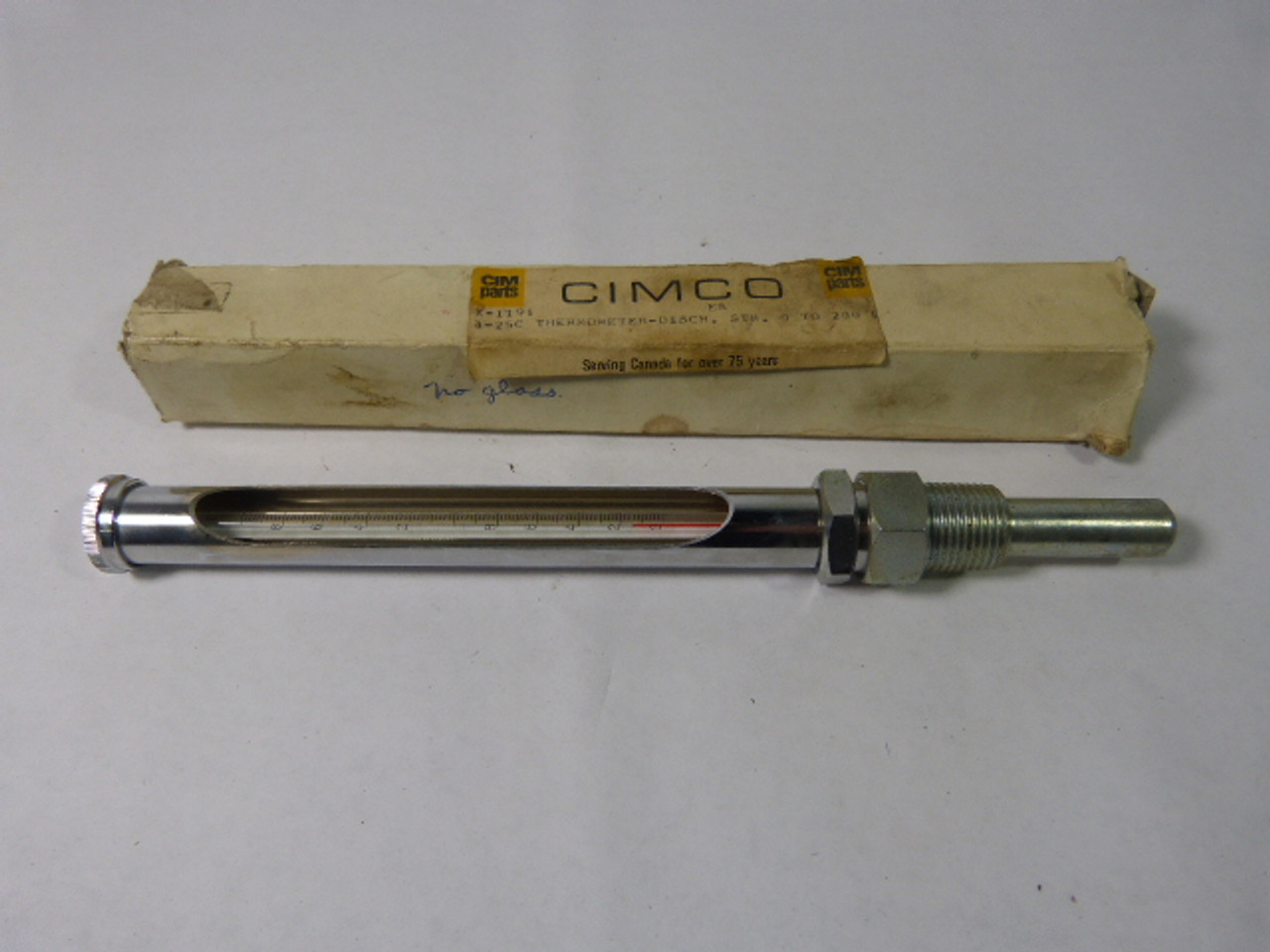 Cimco X-1191 Thermometer 4-25 Degrees Celsius USED