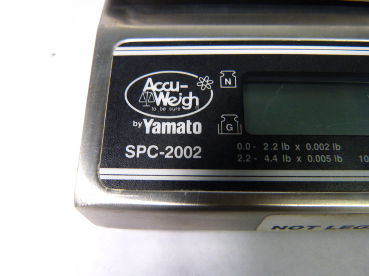 Yamato SPC-2002 Accu-Weigh Scale USED