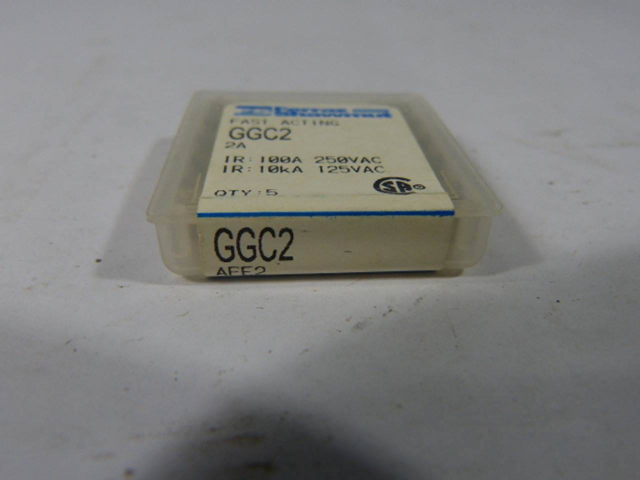 Ferraz Shawmut GGC2 Fast Acting Fuse 2A 250V 5-Pack ! NEW !