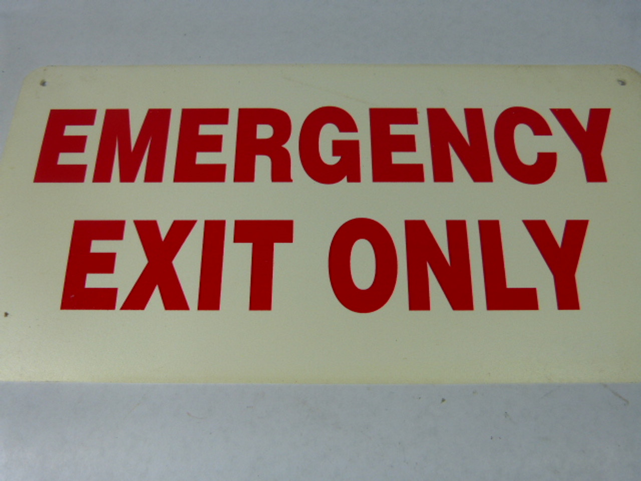 Generic 14"X7" Emergency Exit Only 14" By 7" USED
