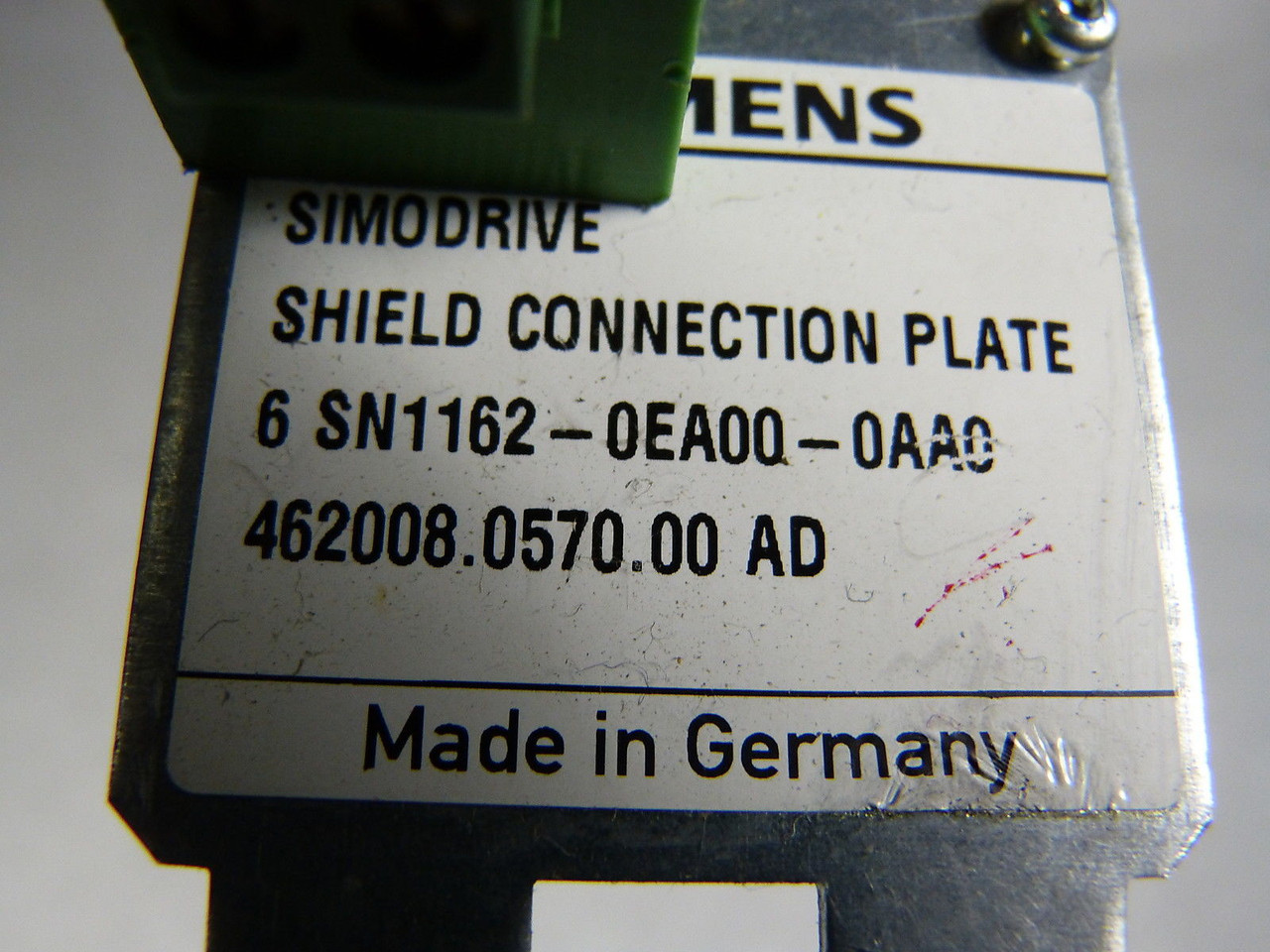 Siemens 6SN1162-0EA00-0AA0 611U Cooling Module Connector Plate 50mm ! NEW !