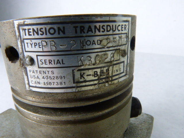 K-BBB Type PB-2N Tension Transducer Load 250 USED