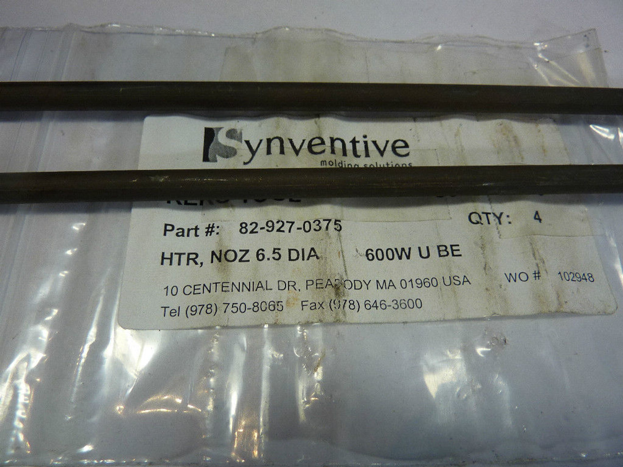 Synventive 82-927-0375 Heater Line 600W USED