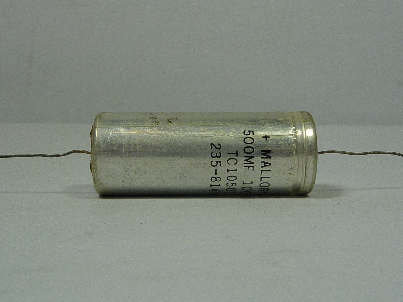 Mallory TC10501 Electrolytic Capacitor 500mfd 100VDC USED