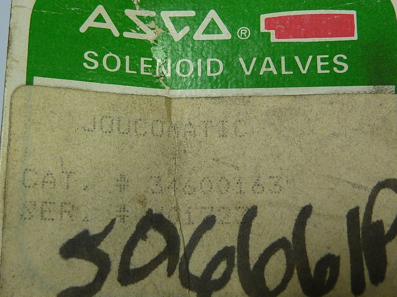 Asco Joucomatic 34600163 Solenoid Valve ! NEW !