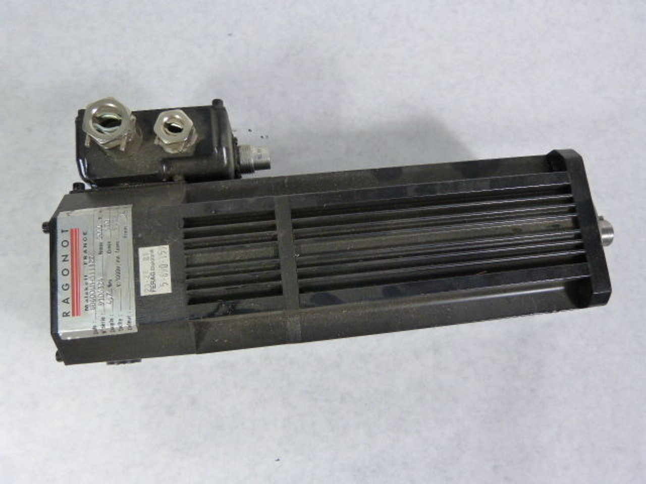 Ragonot SB4004M-11112Z Brushless Motor 4.1NM 3000RPM 24VDC w/ Brake USED