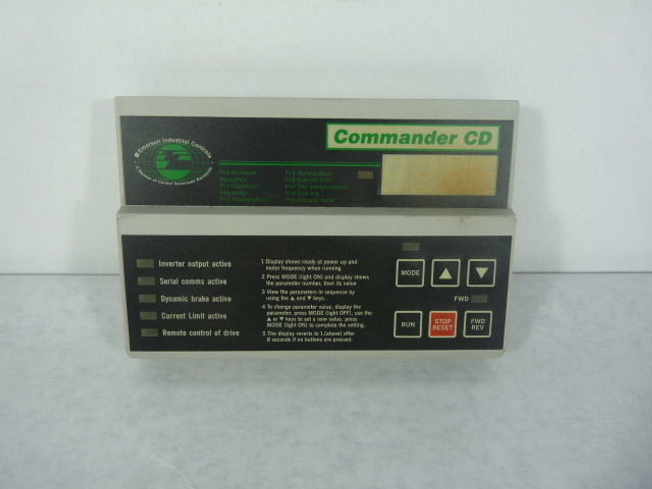 Emerson DCN 92598 Commander CD Control Panel With Display USED
