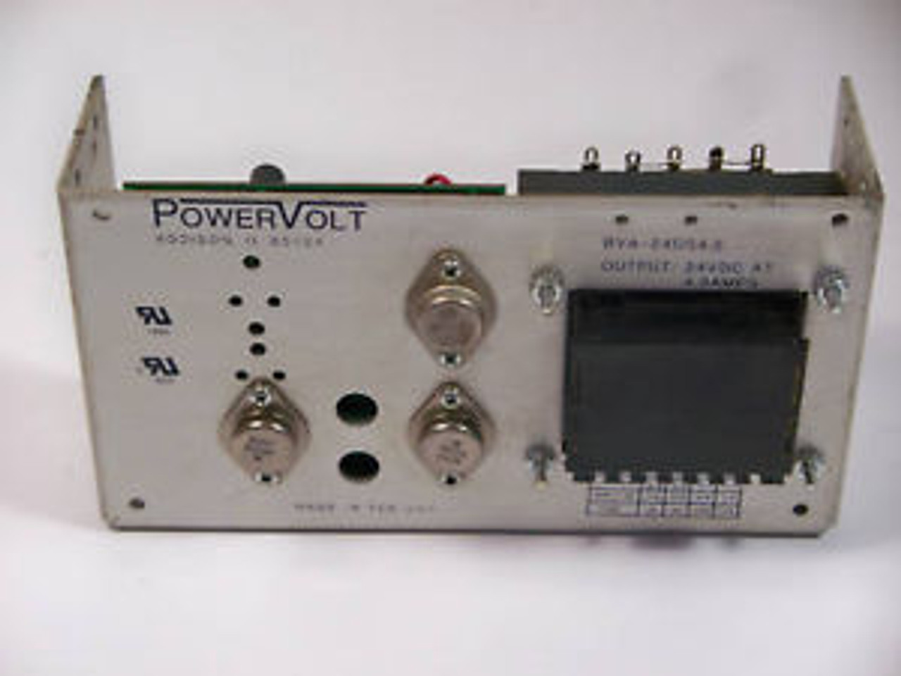 POWERVOLT BVA-24DS4.8 Power Supply 24VDC @ 4.8A USED