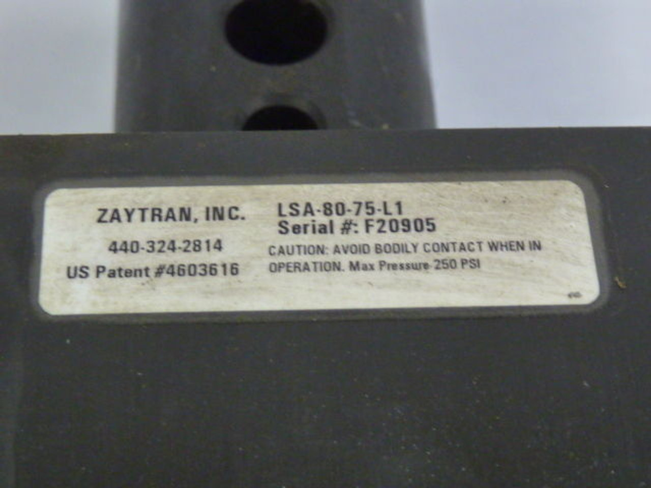SMC LSA-80-75-L1 Cylinder USED