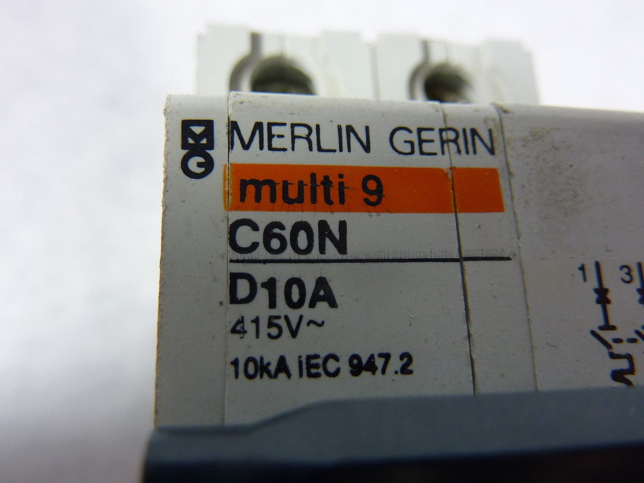 Merlin Gerin 24586 Circuit Breaker 10A 2-Pole USED