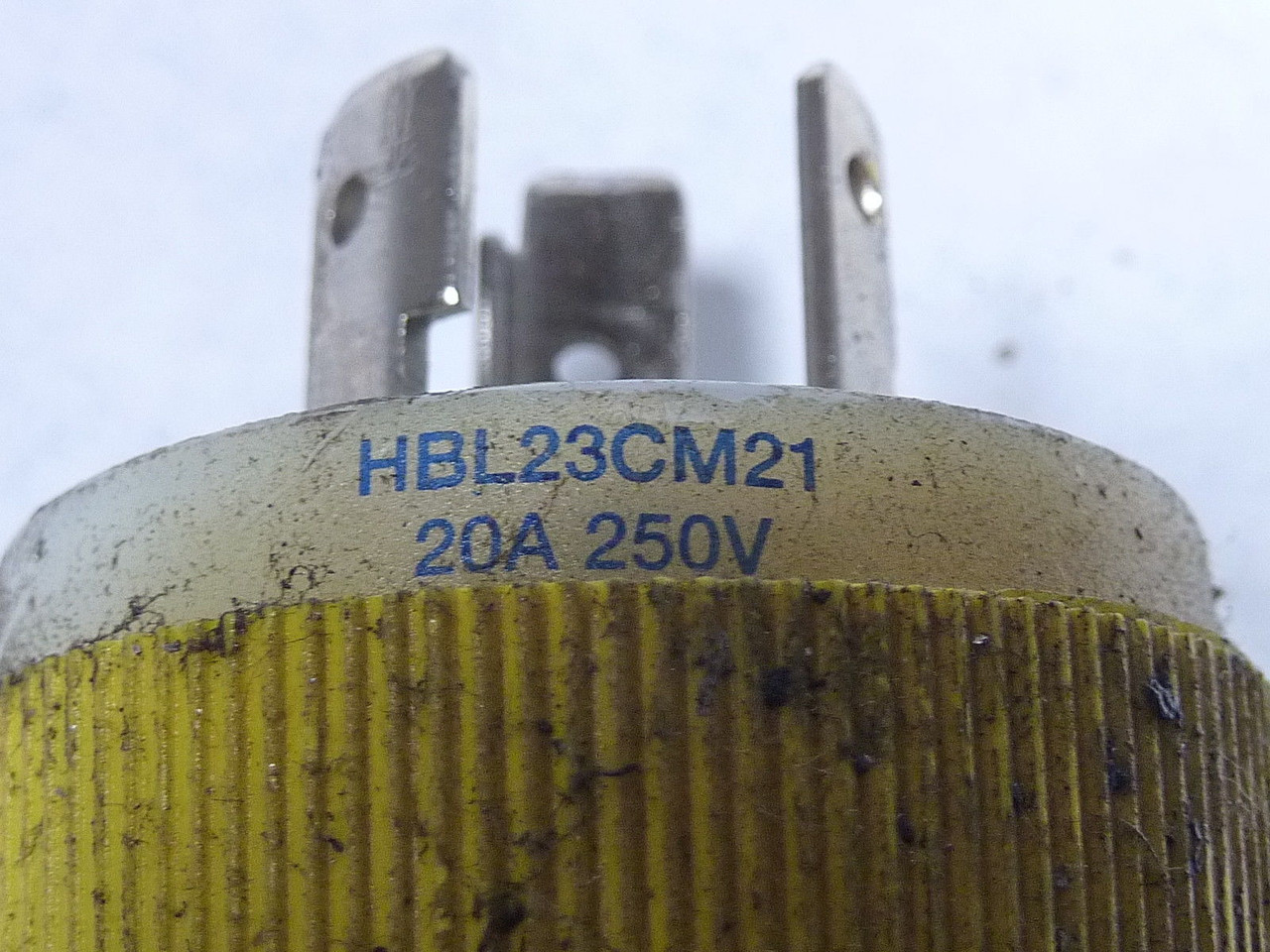 Hubbell HBL23CM21 Locking Plug 20A 250V USED