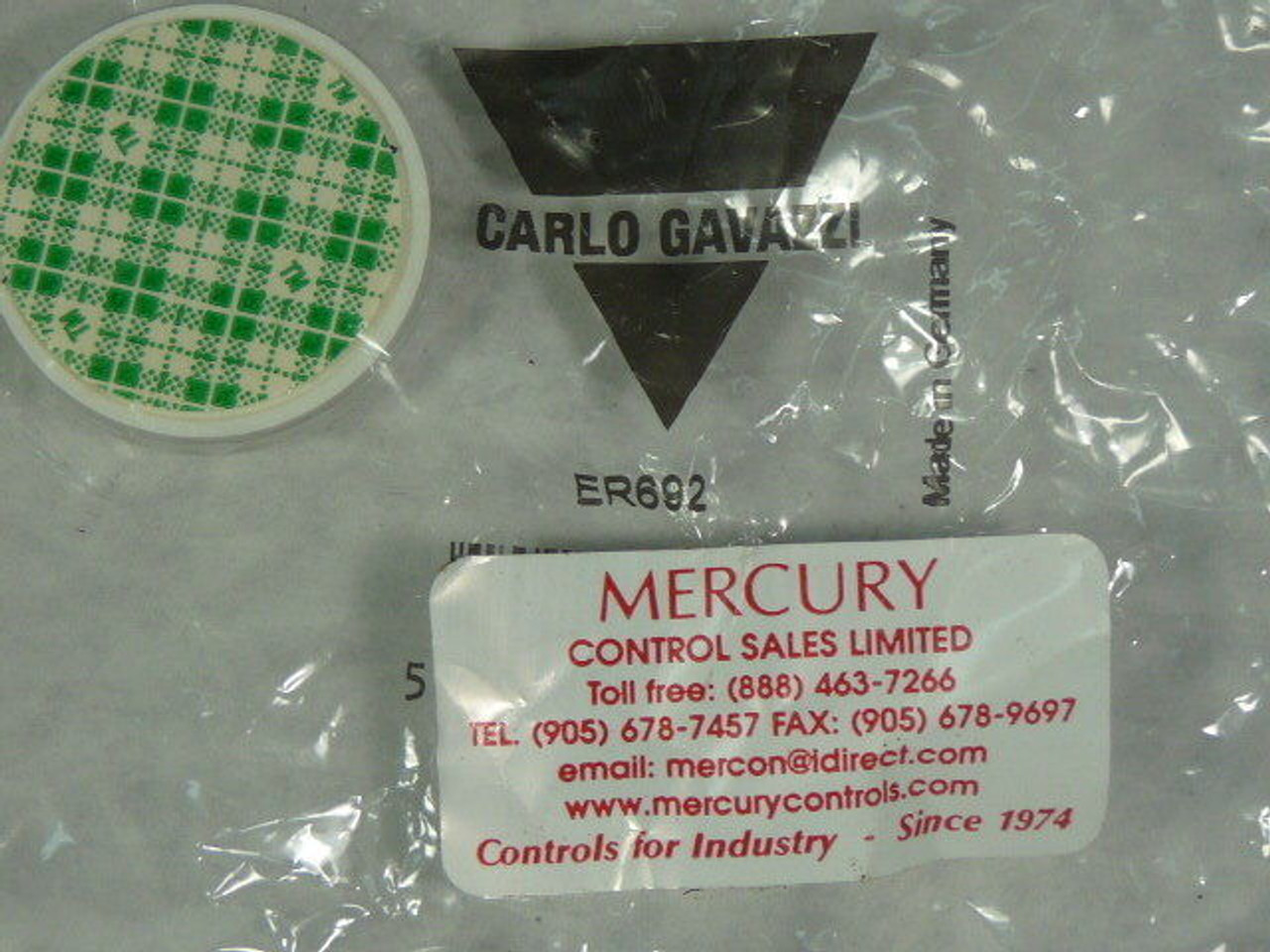 Carlo Gavazzi ER692 Photoelectric Sensor Reflector ! NEW !