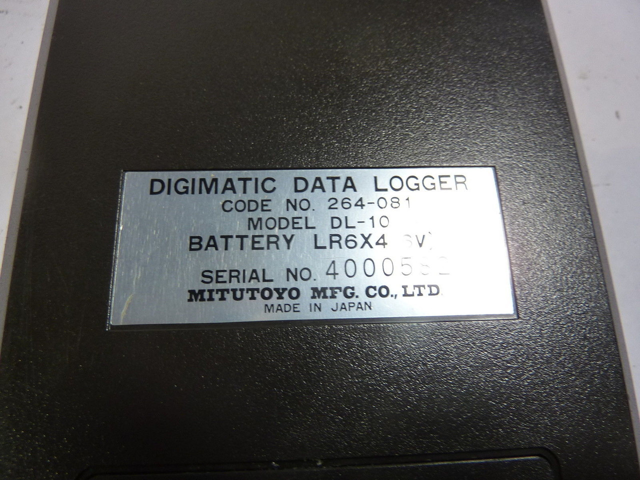 Mitutoyo DL-10 Digimatic Data Logger USED