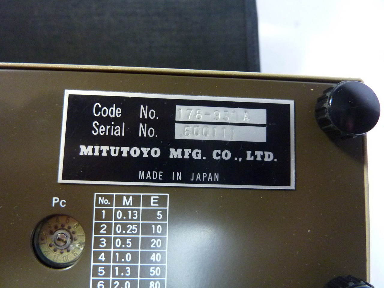 Mitutoyo SURFTEST-201-178-931A Digimatic Analyzer Module USED