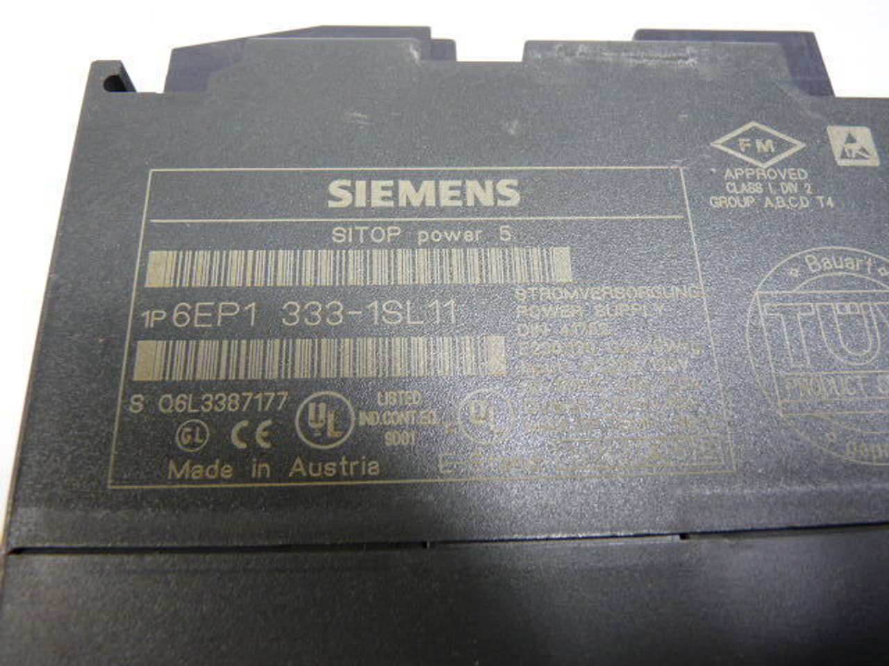 Siemens 6EP1-333-1SL11 Power Supply Module USED