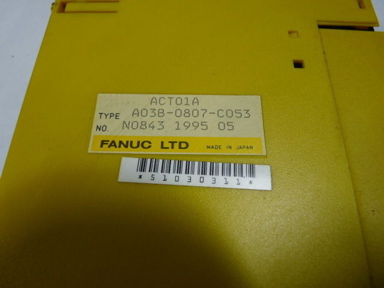 Fanuc A03B-0807-C053 I/O Interface Module USED