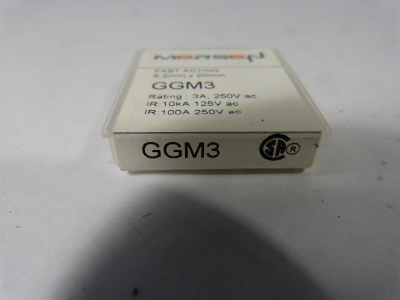 Mersen GGM3 Fast Acting Fuse 3A 250V 5-Pack ! NEW !